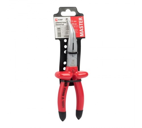 Длинногубцы изогнутые Master 200 мм 1000В EKF Basicdgi-200-mas-inEKF