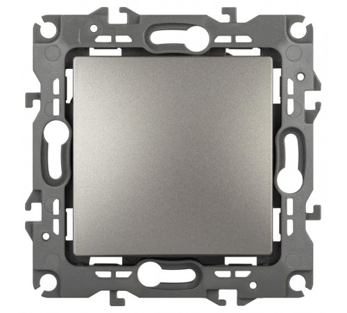 Переключатель перекрестный ЭРА Серия 12 12-1108-16 , 10АХ-250В, титан   Б0065705  ЭРА