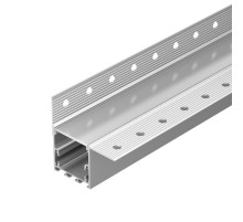 Профиль с экраном SL-LINIA32-FANTOM-EDGE-2500 ANOD+FROST (Arlight, Алюминий)  031375  Arlight