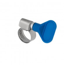 Хомут червячный 10-16/9-0,7мм, с ключом, нержавеющая сталь W2, (50 шт/уп)  07-0710-1  REXANT