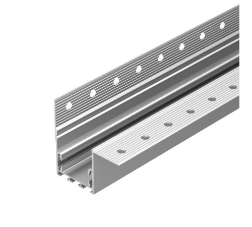 Профиль с экраном SL-LINIA32-FANTOM-EDGE-2500 ANOD+FROST (Arlight, Алюминий)  031375  Arlight