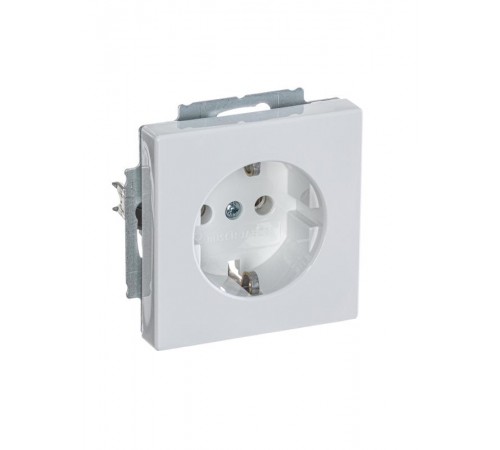 Розетка SCHUKO 16А 250В серия solo/future цвет davos/альпийский белый  2011-0-6207   2CKA002011A6207  ABB