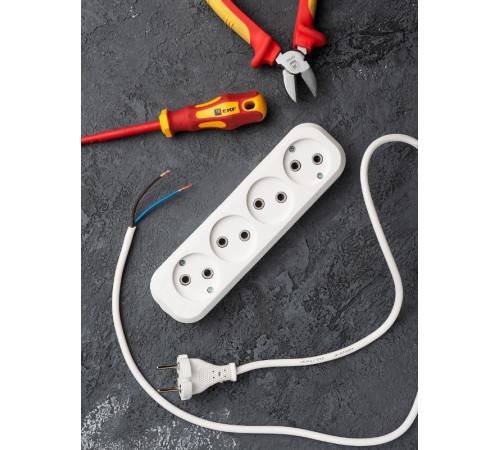 Колодка 4 гн. 10А 2,2кВт б/з Эксперт EKF PROxima  AKB10-4  EKF