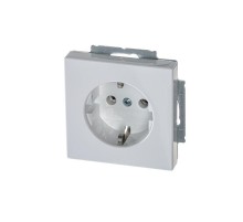 Розетка SCHUKO 16А 250В серия solo/future цвет davos/альпийский белый  2011-0-6207   2CKA002011A6207  ABB