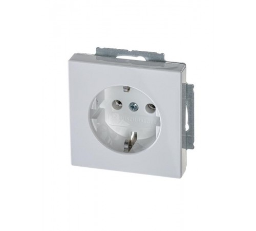 Розетка SCHUKO 16А 250В серия solo/future цвет davos/альпийский белый  2011-0-6207   2CKA002011A6207  ABB
