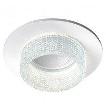 Светильник точечный встраиваемый декоративный DL3011 MR16 50W G5.3 "круг", белый  41414  Feron