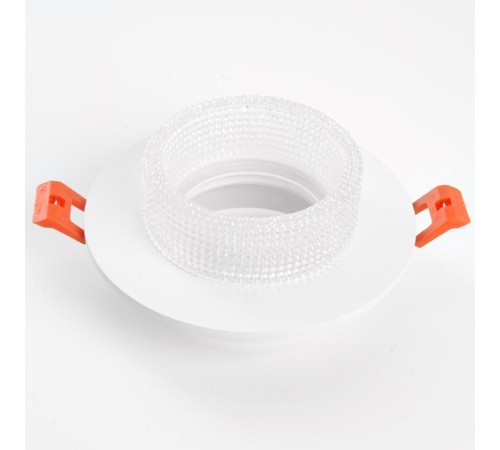 Светильник точечный встраиваемый декоративный DL3011 MR16 50W G5.3 "круг", белый  41414  Feron