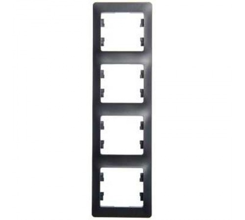 Glossa Антрацит Рамка 4-ая, вертикальная  GSL000708  SE