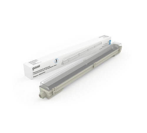 Светильник светодиодный промышленный линейный СПП-Т8-G13 INDUSTRY 220-230V IP65 660*70*61мм для LED ламп 1х600мм  909410160  Gauss