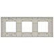 SKANDY Рамка 3-местная SK-F03S серебряный  SK-M32-K23  IEK