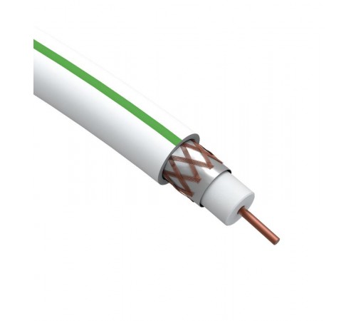 ЭРА Кабель коаксиальный SAT 703 B, 75 Ом, Cu/(оплётка Cu 75%), PVC, цвет белый, бухта 20 м  Б0044614  ЭРА