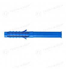 Дюбель распорный 10х100 шипы+усы (100 шт) - пакет ( 0,441 кг)  132436  Tech-KREP