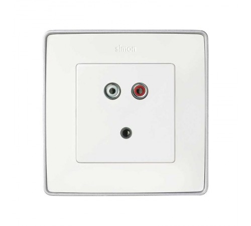 Simon 75 Механизм Коннектор мини-джек + 2RCA, S82, S82N, S82 Detail  7501092-039  Simon