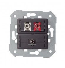 Simon 75 Механизм Коннектор мини-джек + 2RCA, S82, S82N, S82 Detail  7501092-039  Simon