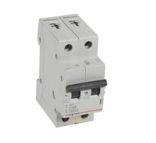 Выключатель автоматический двухполюсный RX3 4500 10А C 4,5кА  419695  Legrand