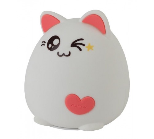 Светильник настольный NLED-413-1W-P белый с розовым  Б0041090  ЭРА