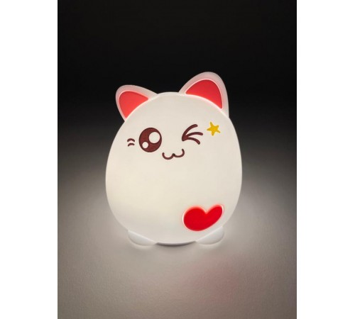 Светильник настольный NLED-413-1W-P белый с розовым  Б0041090  ЭРА