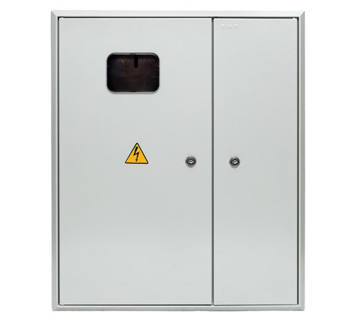 Щит учетно-распределительный навесной ЩРУН 3/30 2-х дверный с окном (ВхШхГ) 580х490х165мм IP31 PROxima  mb23-3/30-2  EKF