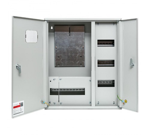 Щит учетно-распределительный навесной ЩРУН 3/30 2-х дверный с окном (ВхШхГ) 580х490х165мм IP31 PROxima  mb23-3/30-2  EKF