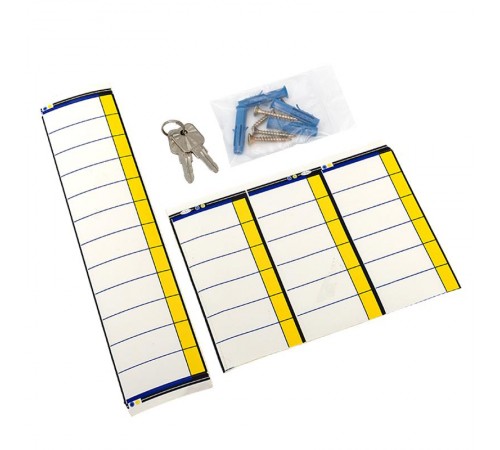 Щит учетно-распределительный навесной ЩРУН 3/30 2-х дверный с окном (ВхШхГ) 580х490х165мм IP31 PROxima  mb23-3/30-2  EKF