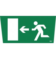 Пиктограмма (наклейка) "Выход/стрелка налево" ССА 5043  LPC10-1-31-28-VNAL  IEK