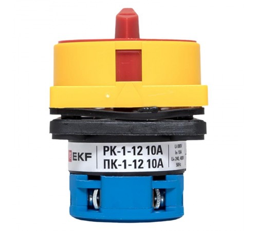 Переключатель кулачковый ПК-1-12 10А 2P "0-1" с блокировкой IP65  PROxima pk-1-12-10-a65 EKF