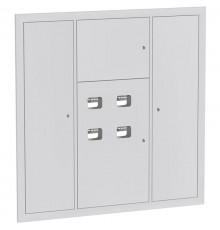 Устройство этажное распределительное встроенное типа УЭРВ EKF Basic 1300х1300х150  uerv-4-1300-1300  EKF