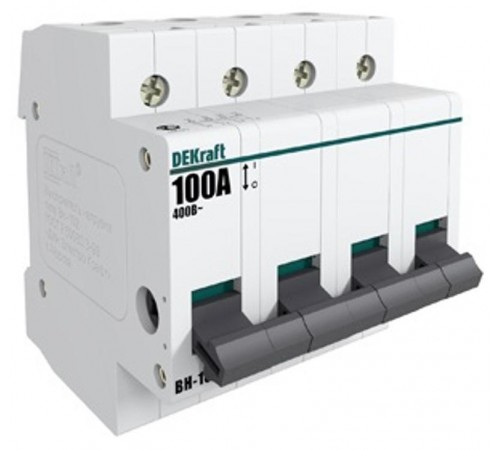 Выключатель нагрузки 4Р 20А ВН-102  17013DEK  DEKraft