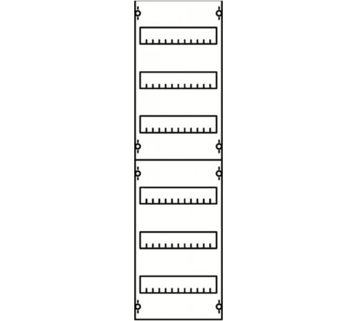 Панель для модульных уст-в 1ряд/6 реек  1V23A  ABB