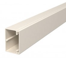 Кабель-канал WDK с крышкой 40x60x2000 мм (высота борта 40 мм, крышка 60 мм) ПВХ кремовый RAL 9001  6020887  OBO Bettermann