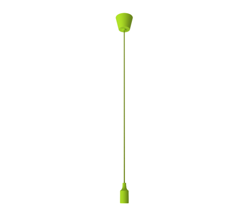 Светильник подвесной шнур под лампу Decor PL015 зеленый E27, 1 м, 1/40  PL015  Gauss