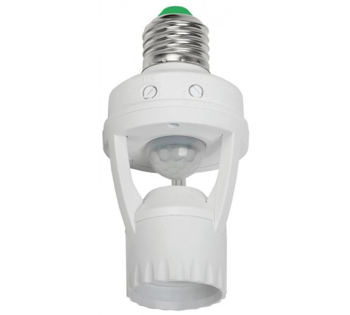 Датчик движения ДД 045 белый E27 60Вт 360гр 6м IP20  LDD10-045-60-001  IEK