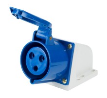 Розетка 123 стационарная 2Р+РЕ 32А 220В IP44  11-8912  REXANT