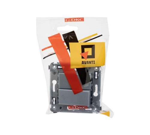 Диммер кнопочный в стену для LED ламп, "Avanti", "Закаленная сталь"  4404343  DKC