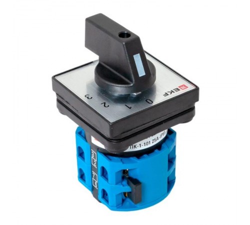 Переключатель кулачковый ПК-1-101 25А 1P "0-1-2-3" IP65  pk-1-101-25-65  EKF