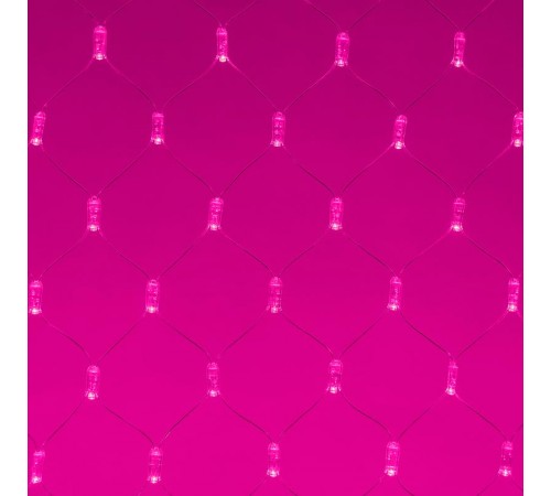 Светодиодная гирлянда ARD-NETLIGHT-CLASSIC-2000x1500-CLEAR-288LED Pink (230V, 18W)  024683  Arlight