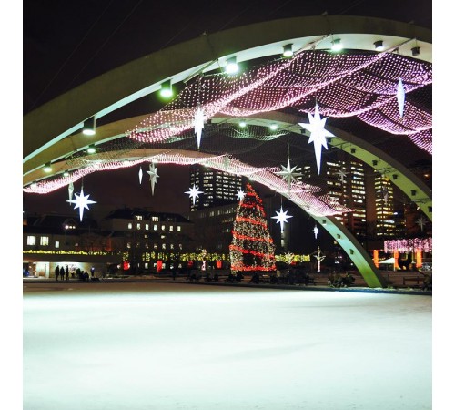 Светодиодная гирлянда ARD-NETLIGHT-CLASSIC-2000x1500-CLEAR-288LED Pink (230V, 18W)  024683  Arlight