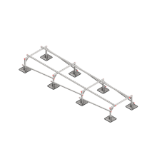 Опорная конструкция для установки оборудования TECHNORAPTOR STEELFOOT 1000х4000  KM-TR-STF-SSEI-1000-4000  КМ - профиль