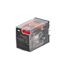 Реле 12A 2CO 230VAC тест кнопка LED  RSXM2AB2P7  SE