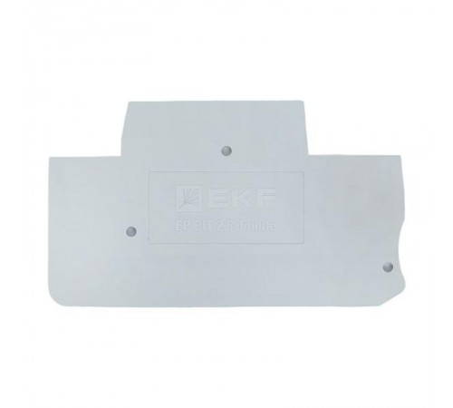 Заглушка для пружинная двухуровневая 2.5 Push-in серая EP-PIT-2,5-double  EKF