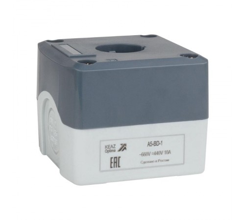 Корпус кнопочного поста OptiSignal D22 A5-BD-1 1 отв XALD01 338518 КЭАЗ