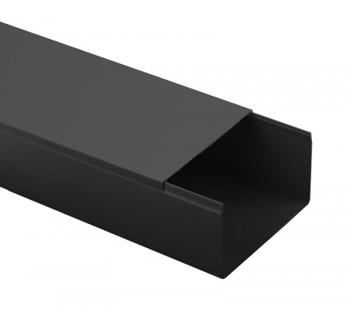 Кабель-канал ЭРА KK-B-100-60 100x60 черный 8м  Б0061528  ЭРА