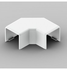 Поворот на 90 гр. LHD 20X20HF 8623HF (HB) (Цвет Белый)   8623HF_HB  Kopos