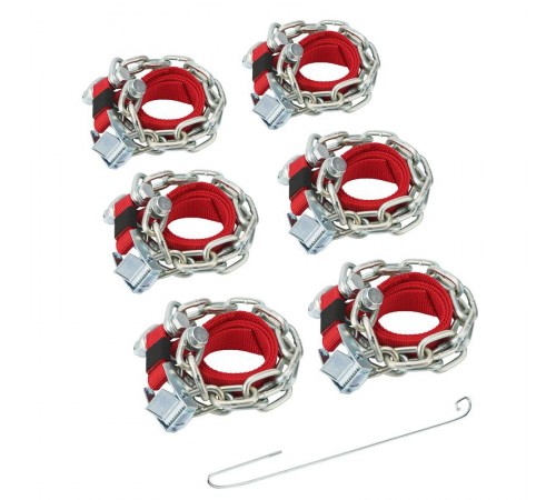 Цепи (браслеты) противоскольжения для кроссоверов (колеса 205-225 мм), к-т 6 шт.  07-7022-1  REXANT