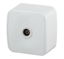 3-301-01 Intro Розетка TV одиночная, IP20, ОУ, Polo, белый  Б0036101  Intro