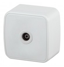 3-301-01 Intro Розетка TV одиночная, IP20, ОУ, Polo, белый  Б0036101  Intro