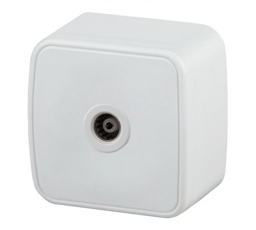 3-301-01 Intro Розетка TV одиночная, IP20, ОУ, Polo, белый  Б0036101  Intro