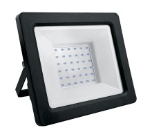 Прожектор светодиодный 30W синий AC220V/50Hz IP65, в черном компактном корпусе, LL-903  41522  FERON