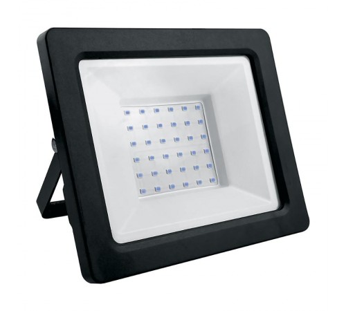 Прожектор светодиодный 30W синий AC220V/50Hz IP65, в черном компактном корпусе, LL-903  41522  FERON