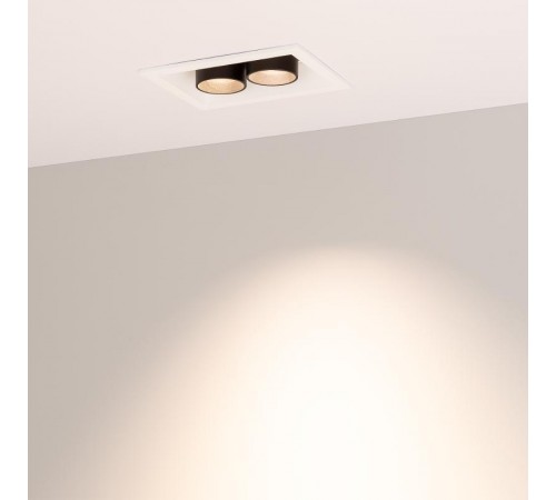 Светильник MS-ORIENT-BUILT-TURN-TC-S67x90-5W Warm3000 (WH-BK, 30 deg, 230V) (Arlight, IP20 Металл, 5 лет)  031928  Arlight